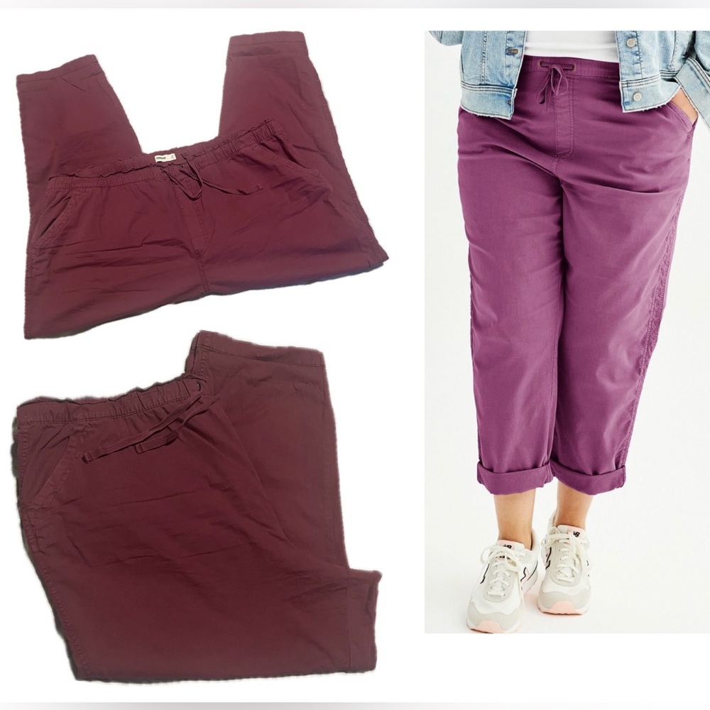NWOT PLUS SIZE SOMOMA CAPRI PANTS